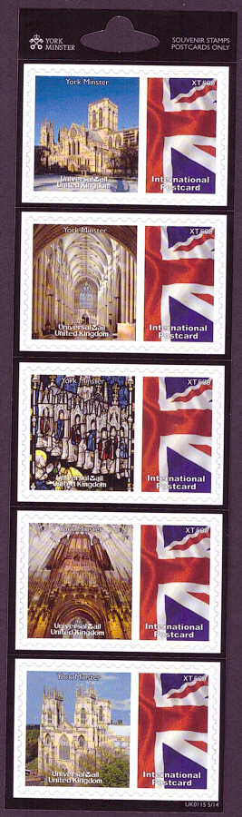 (image for) UK0115 York Minster Universal Mail Stamps Dated: 5/14